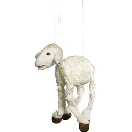 SUNNY TOYS Sunny Toys WB993A 38 In. Four-Leg Large Marionette Sheep - White WB993A